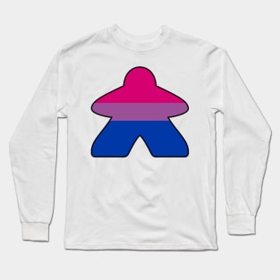 Bisexual Meeple Long Sleeve T-Shirt